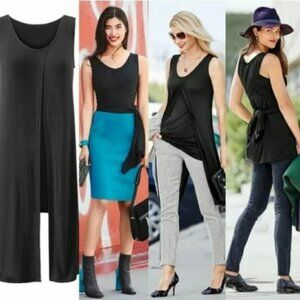 Cabi 3243 Beyond Tee Size Medium Black Tank Multipurpose Top Sleeveless Loose